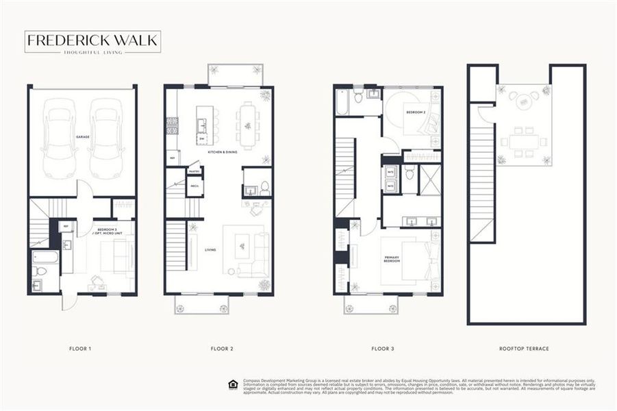 2D floor plan layout of this home in , Atlanta, GA (Image 3).