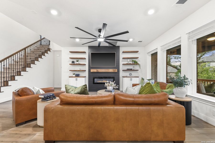 Furnished interior view inside a new home in Davis Ranch 50', San Antonio (Image 34).