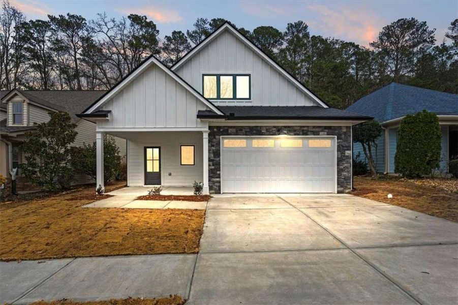 Front exterior of a new home in , Carrollton, GA, highlighting curb appeal (Image 22). Front exterior of a new home in , Carrollton, GA, highlighting curb appeal (Image 22).