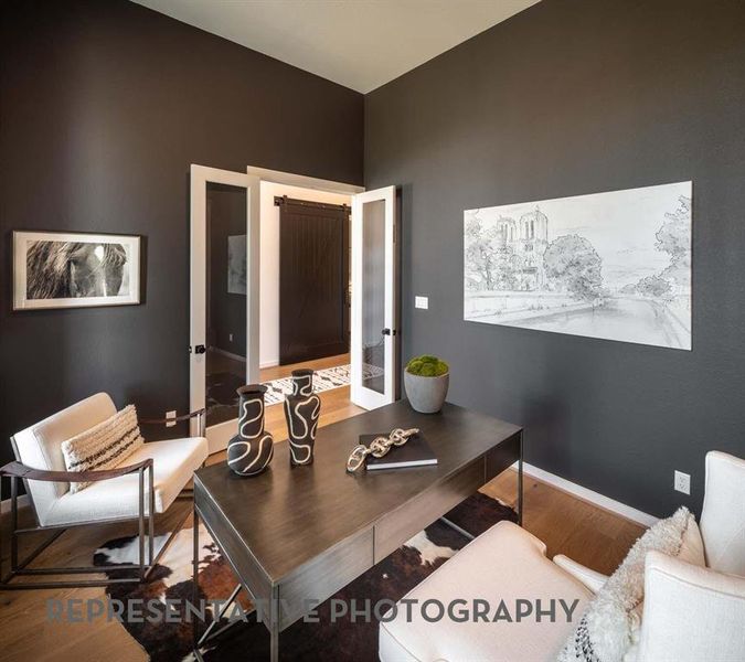 Furnished interior view inside a new home in Sandbrock Ranch, Aubrey (Image 25).