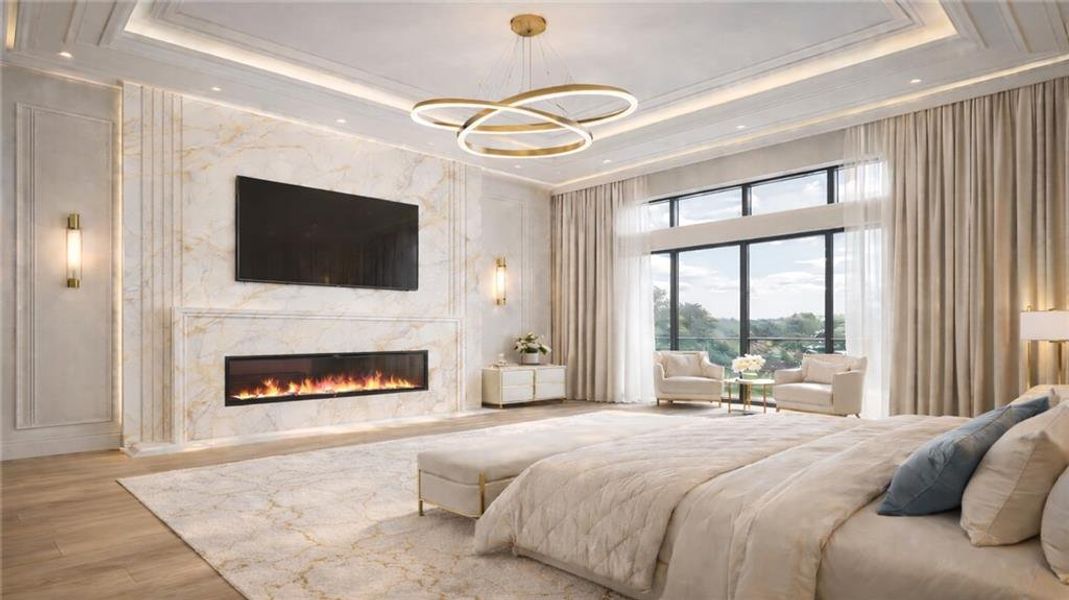 Furnished interior view inside a new home in , Alpharetta (Image 5). Furnished interior view inside a new home in , Alpharetta (Image 5).