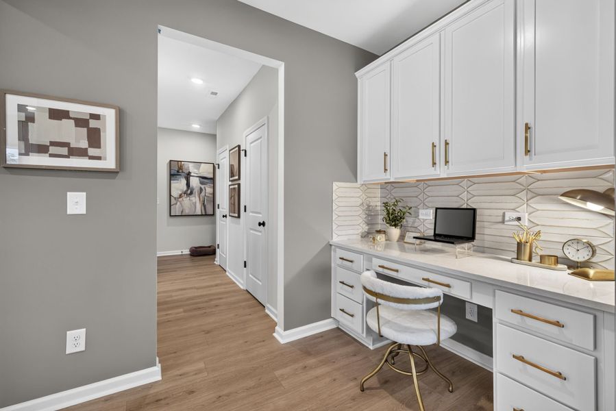 Furnished interior view inside a new home in The Ridge Townhomes, Monroe (Image 14).