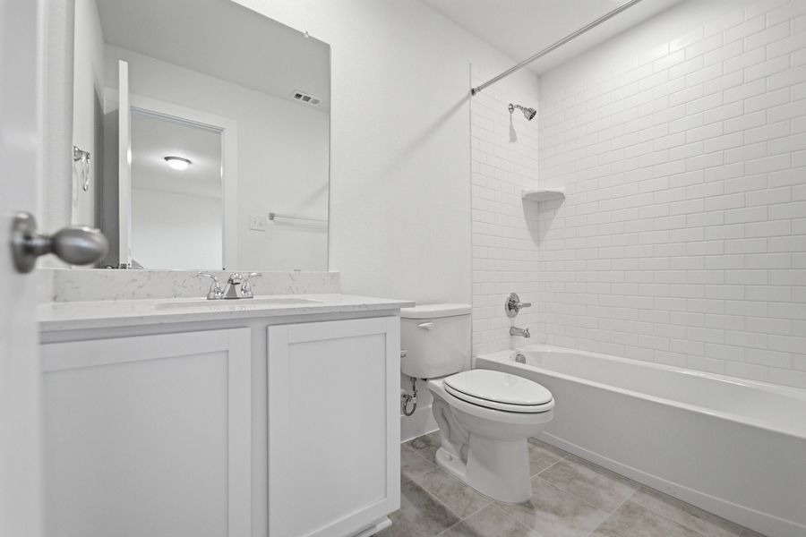 Furnished interior view inside a new home in Sunfield, Buda (Image 15).