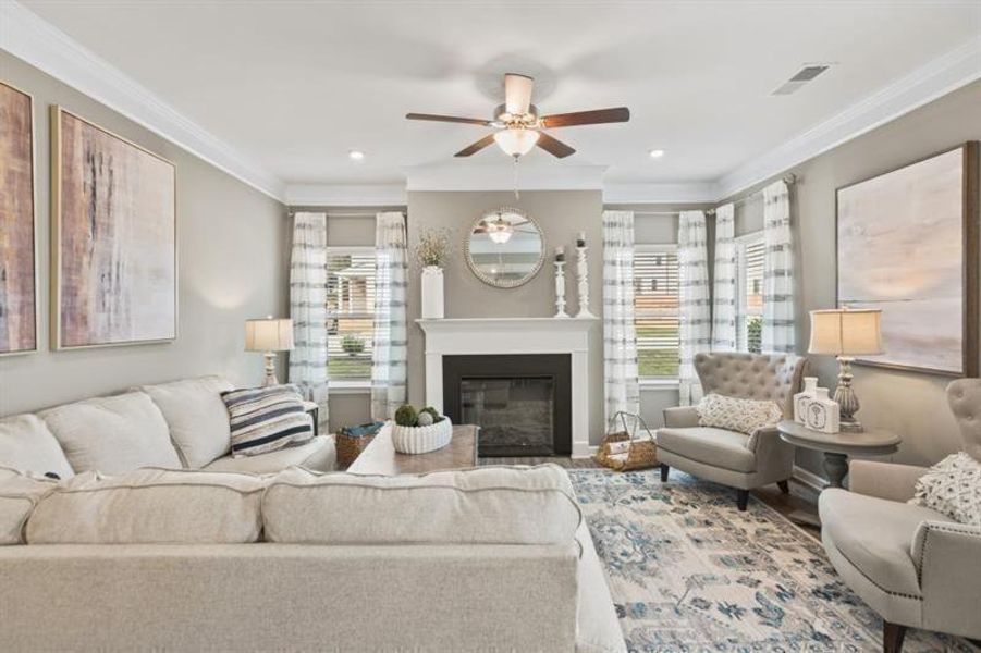 Furnished interior view inside a new home in Glen at Cave Springs, Douglasville (Image 30).