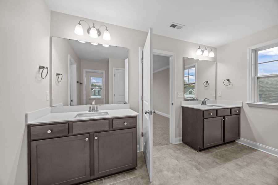 Furnished interior view inside a new home in Arbor Hills South II, Greenville (Image 14). Furnished interior view inside a new home in Arbor Hills South II, Greenville (Image 14).