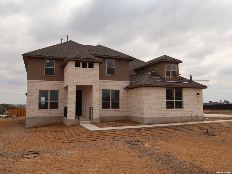 In-progress construction of a new home in Everly Estates, San Antonio, TX (Image 27).