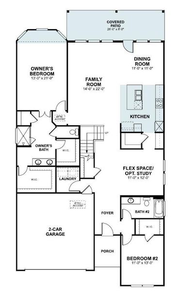2D floor plan layout of this home in Edgewood, Leander, TX (Image 5). 2D floor plan layout of this home in Edgewood, Leander, TX (Image 5).
