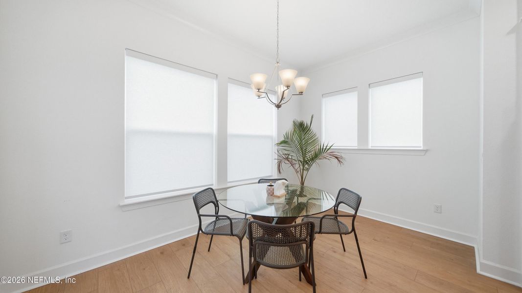 Furnished interior view inside a new home in Seven Pines 40' Front Entry, Jacksonville (Image 17).