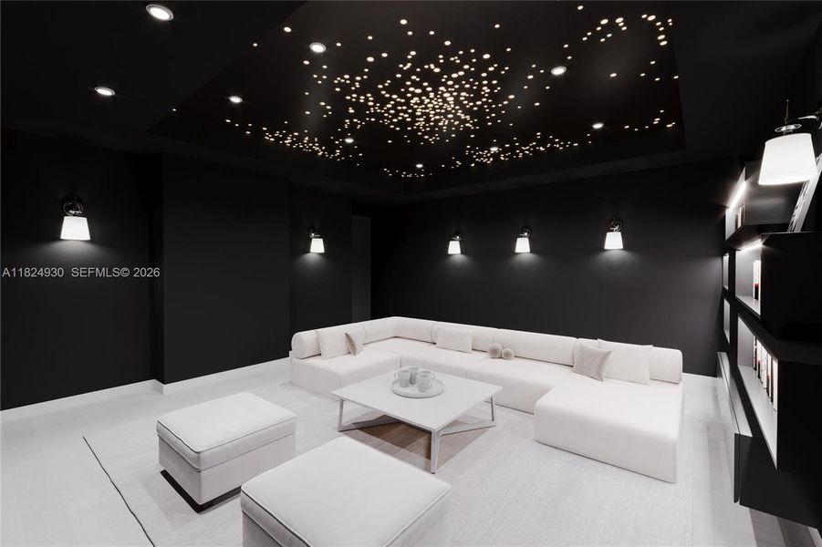 Furnished interior view inside a new home in , Miami (Image 23).