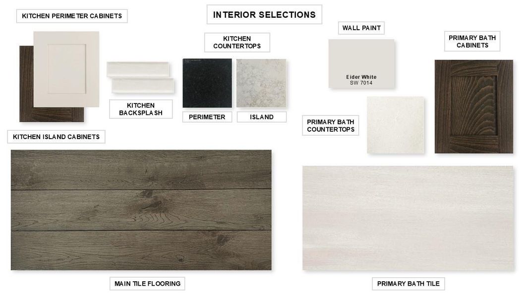 Sample of building materials used in homes in Escondido 50', Magnolia (Image 7).