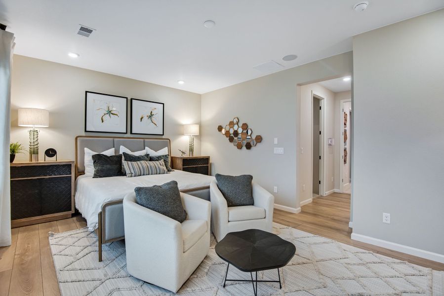 Furnished interior view inside a new home in Reunion, Commerce City (Image 23).