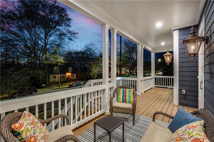Exterior details and patio area of a home in , Atlanta (Image 3).