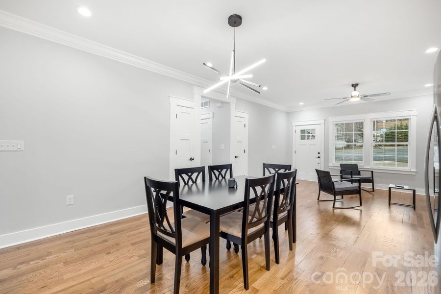 Furnished interior view inside a new home in , Charlotte (Image 12).