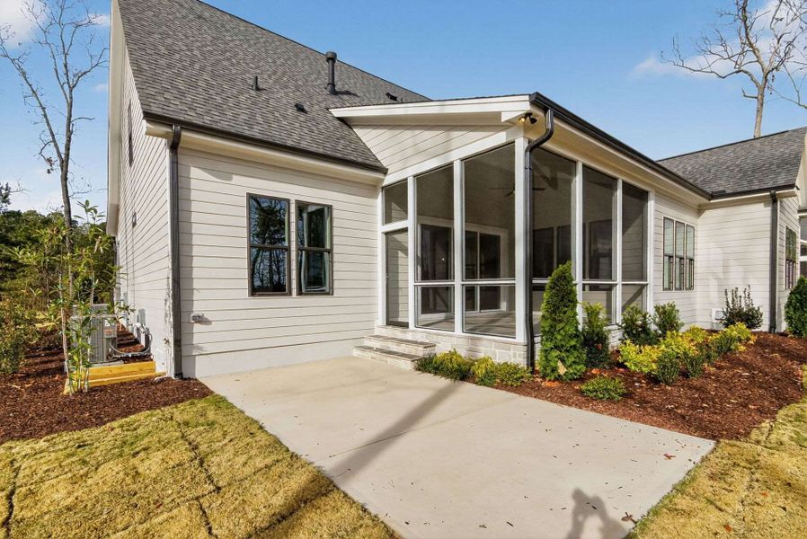 Representative exterior details of a home built from the Brassfield Craftsman by Homes by Dickerson in Corbett Landing, Pittsboro (Image 3).