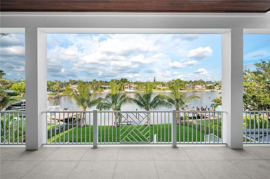 Welded Aluminum 36" Railings on all Balconies as You Overlook Gorgeous Water and City Views