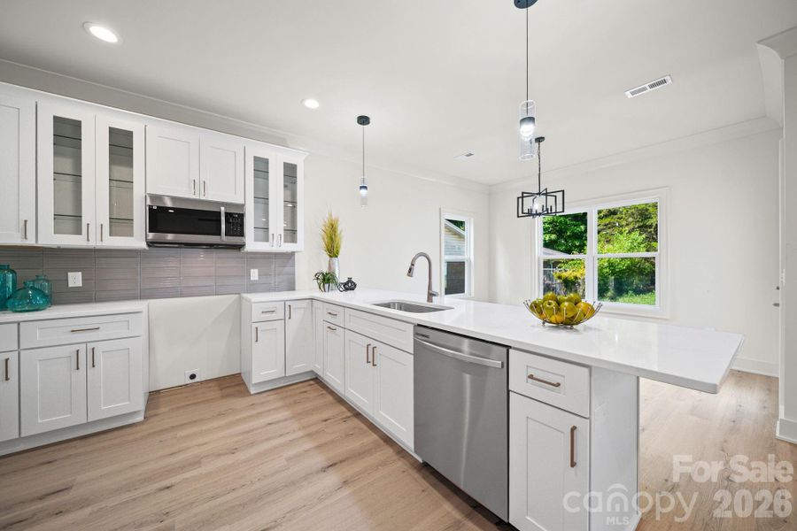 Furnished interior view inside a new home in , Charlotte (Image 7).