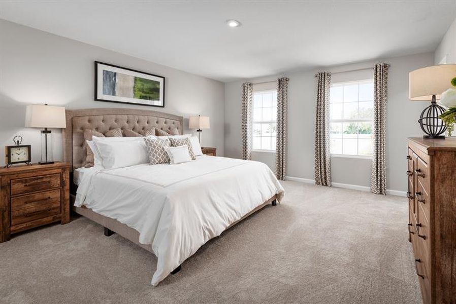 Representative furnished interior of a home built from the Sweet Bay by Ryan Homes in Touchstone, Lakeland (Image 11).