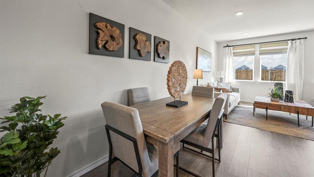 Furnished interior view inside a new home in Arbor Trails North, Princeton (Image 23).