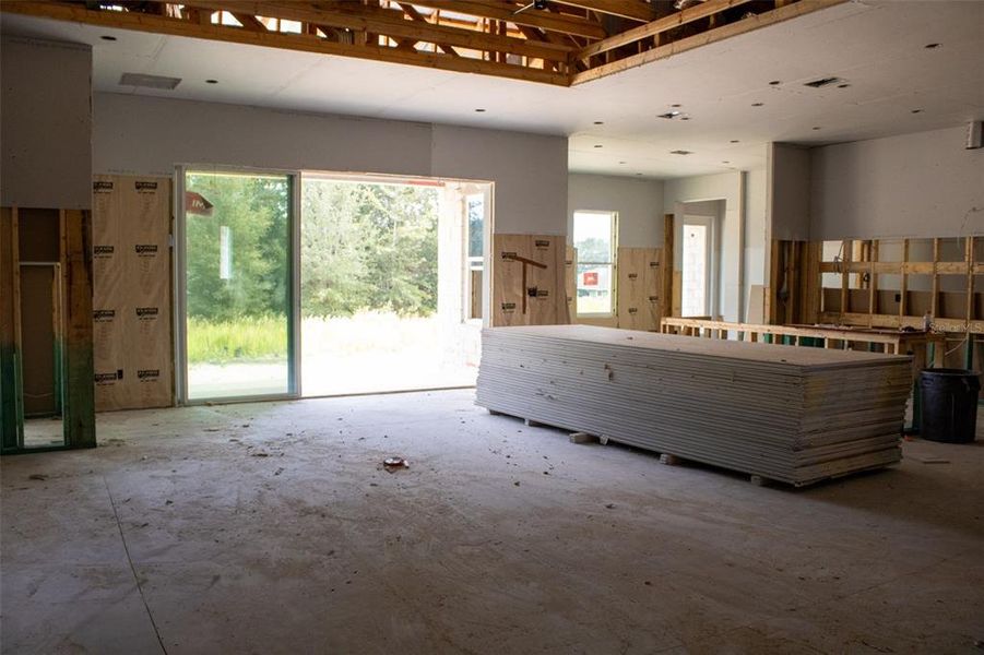 In-progress construction of a new home in Pine Ridge Estates, Beverly Hills, FL (Image 6). In-progress construction of a new home in Pine Ridge Estates, Beverly Hills, FL (Image 6).