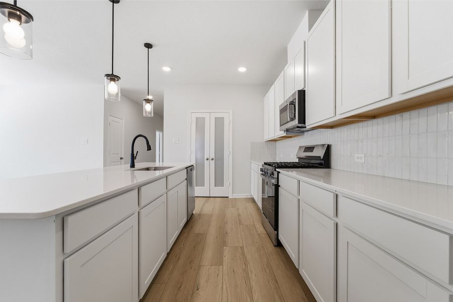 Furnished interior view inside a new home in Pebblebrook, Sherman (Image 5).