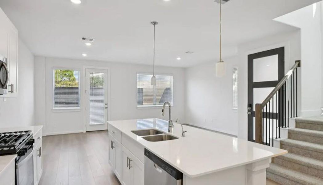 Photo is not of the actual home, but is an inspirational photo of builder’s model home and may depict options, furnishings, and/or decorator features that are not included