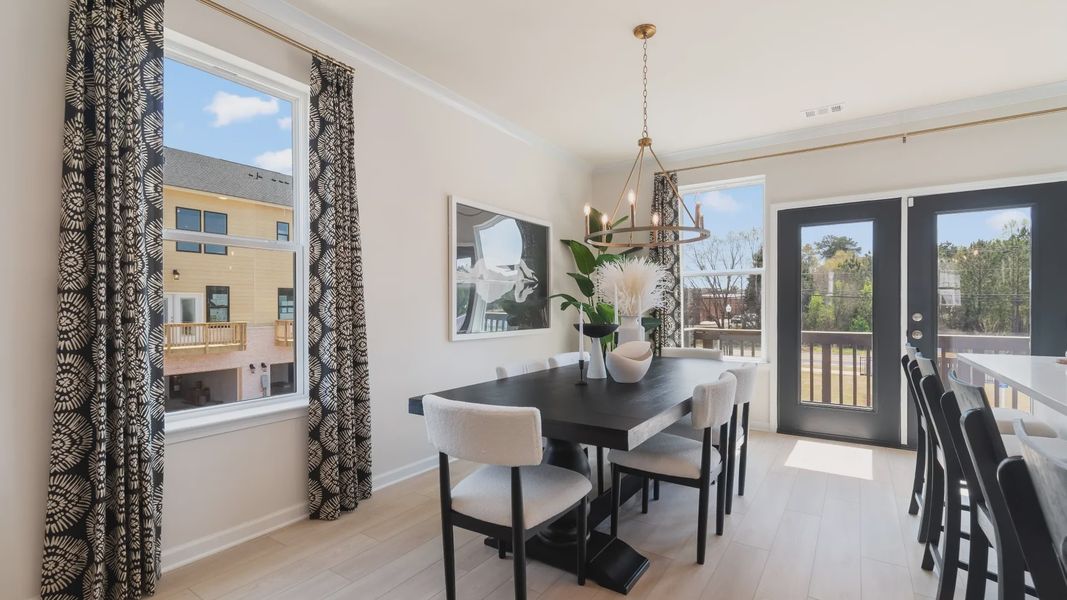 Furnished interior view inside a new home in Silverock, McDonough (Image 10).
