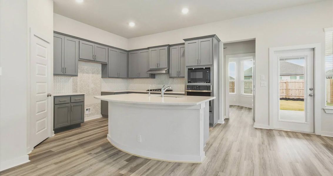 Representative furnished interior of a home built from the Connor by Chesmar Homes in Meyer Ranch, New Braunfels (Image 5).