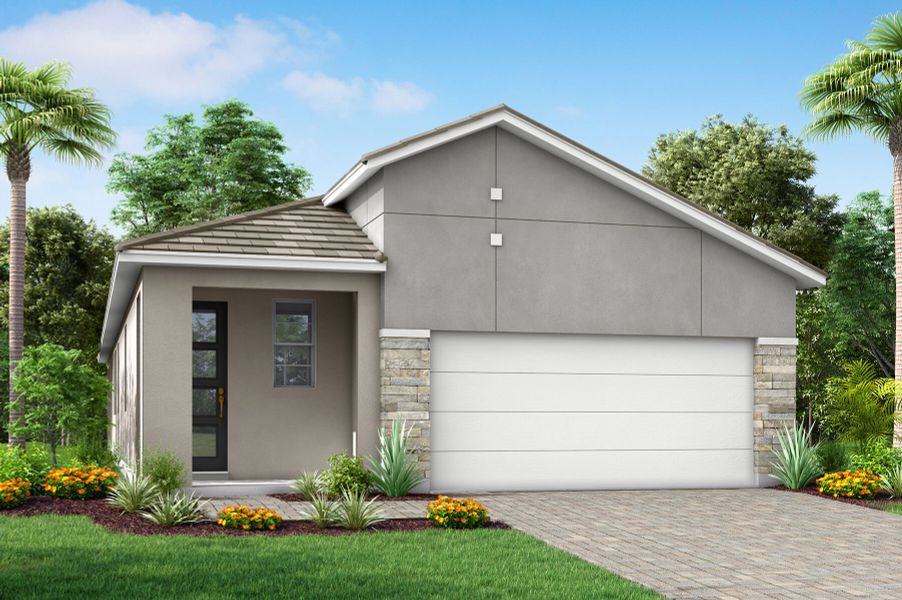 Representative exterior photo of a completed home built from the Seabranch by Mattamy Homes in Wellen Park, Venice, FL (Image 2).