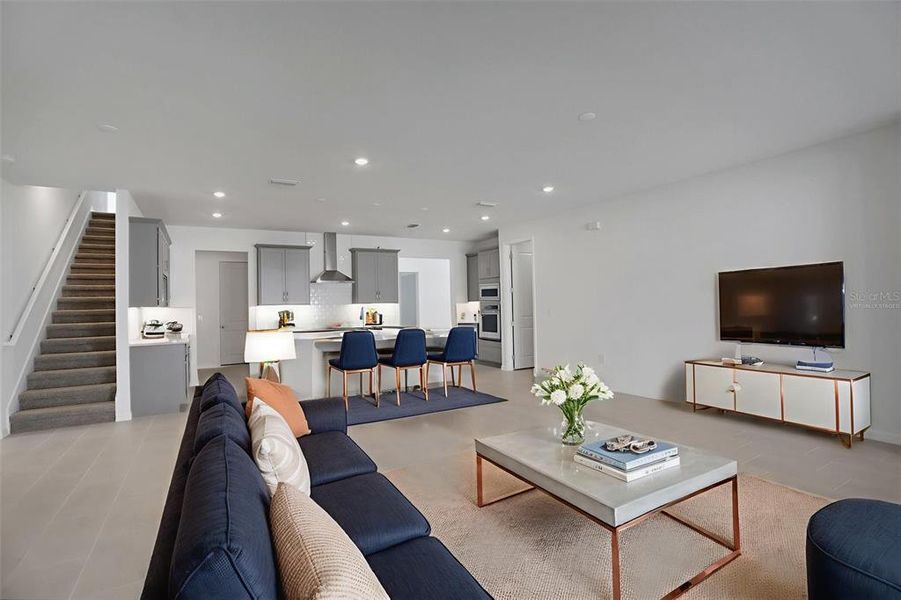 Furnished interior view inside a new home in Angeline, Land O' Lakes (Image 11).