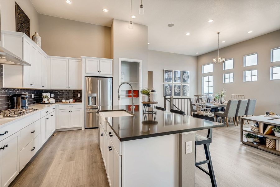 Representative furnished interior of a home built from the Mesa by Taylor Morrison in Macanta Destination Collection, Castle Rock (Image 11).