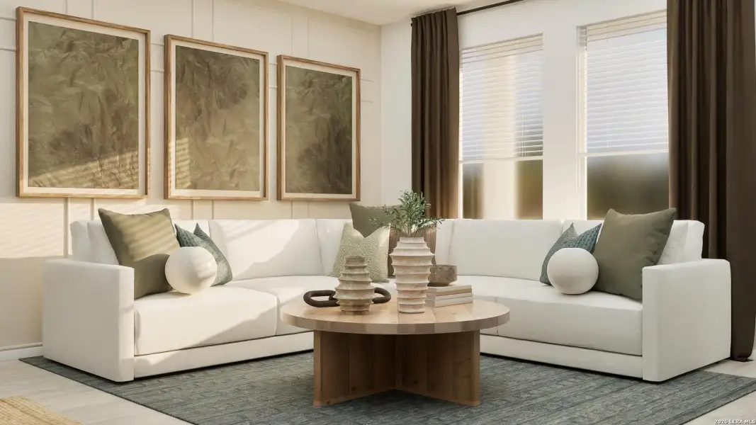 Furnished interior view inside a new home in Grace Gardens, San Antonio (Image 15).