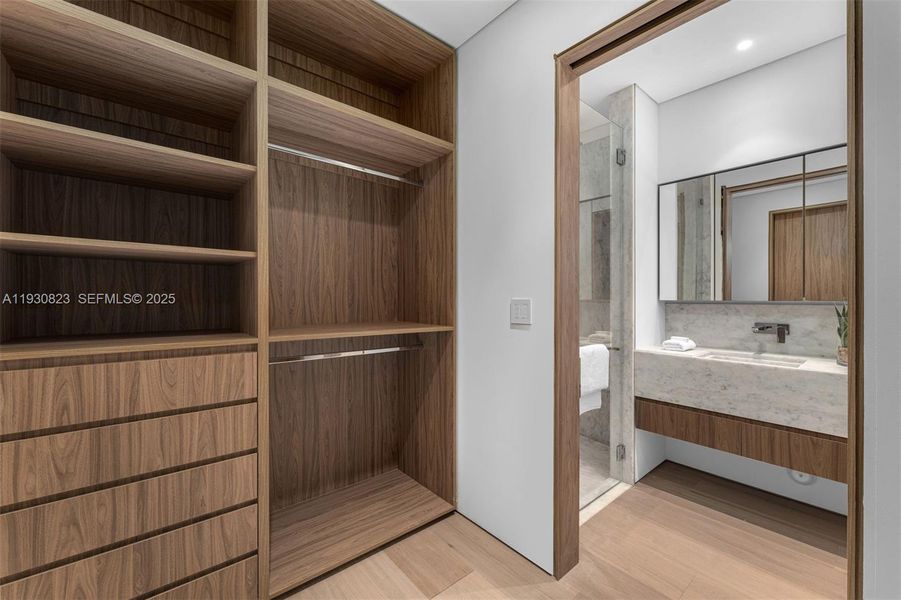 Furnished interior view inside a new home in , Miami (Image 45).