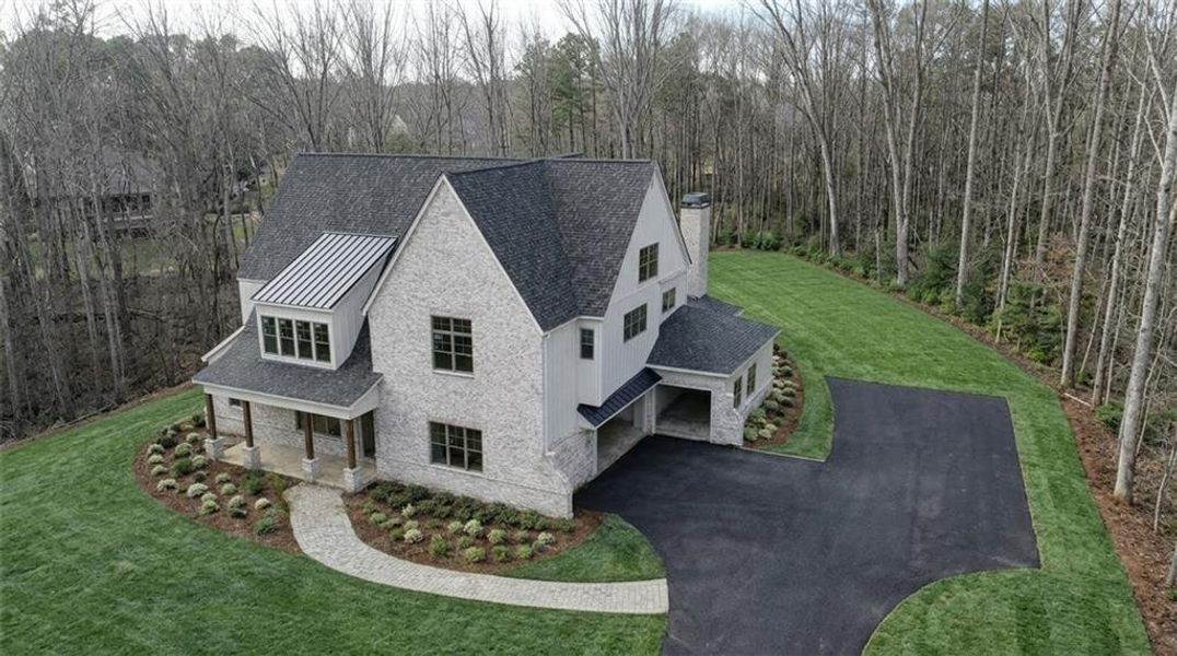 Exterior details and patio area of a home in , Woodstock (Image 8). Exterior details and patio area of a home in , Woodstock (Image 8).