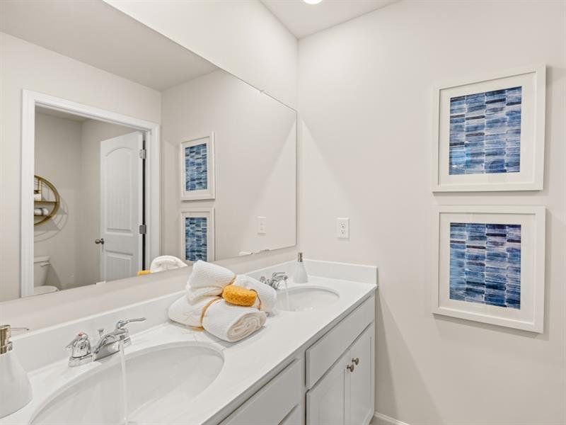 Furnished interior view inside a new home in Thompson Ridge, Dallas (Image 53).