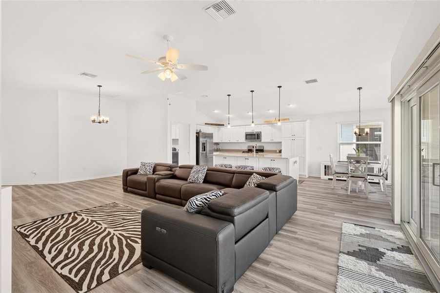Furnished interior view inside a new home in , The Villages (Image 10).