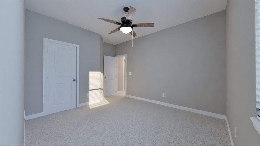Representative unfurnished interior of a home built from the Hampton by Tricoast Homes in Summer Place  35', Montgomery (Image 39).