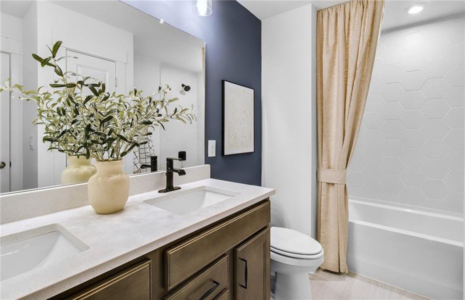 Furnished interior view inside a new home in Ashworth Estates, Powder Springs (Image 17).