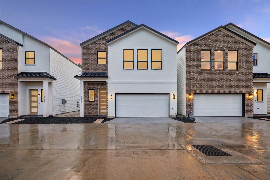 Front exterior of a new home in , Houston, TX, highlighting curb appeal (Image 2). Front exterior of a new home in , Houston, TX, highlighting curb appeal (Image 2).