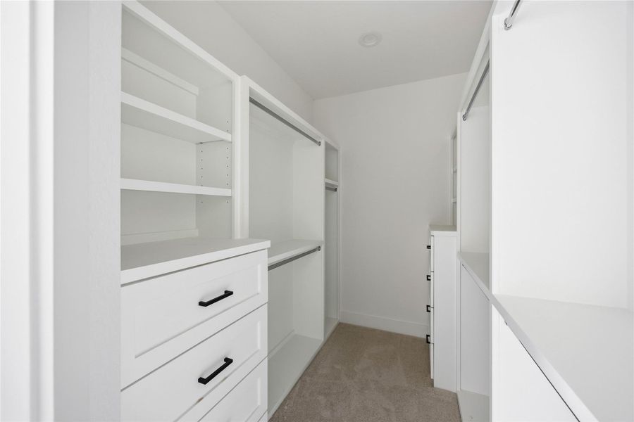 Custom closet space