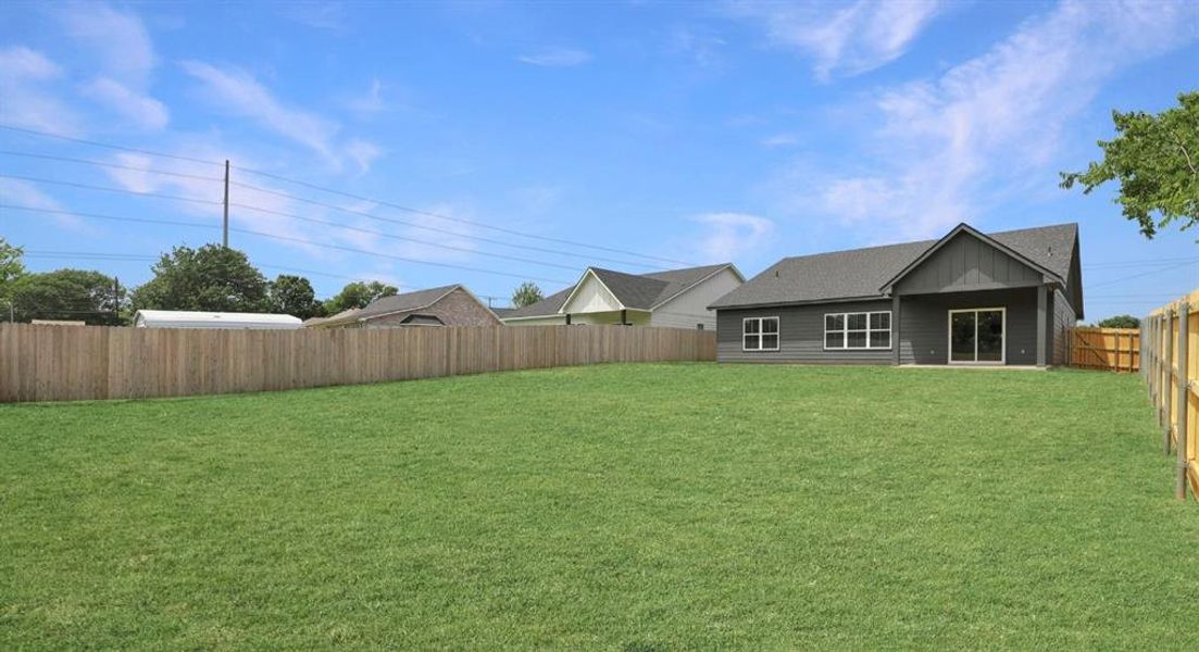 Front exterior of a new home in , Farmersville, TX, highlighting curb appeal (Image 15). Front exterior of a new home in , Farmersville, TX, highlighting curb appeal (Image 15).