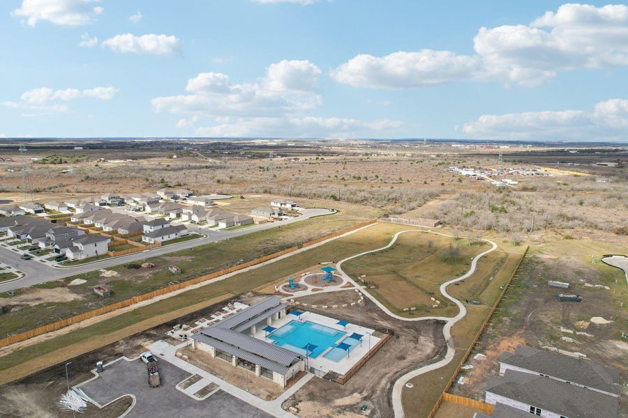 Drone / aerial view featuring a residential view