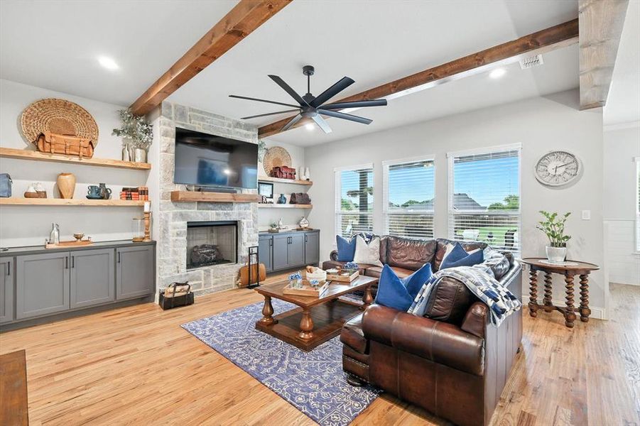 Furnished interior view inside a new home in , Justin (Image 11). Furnished interior view inside a new home in , Justin (Image 11).