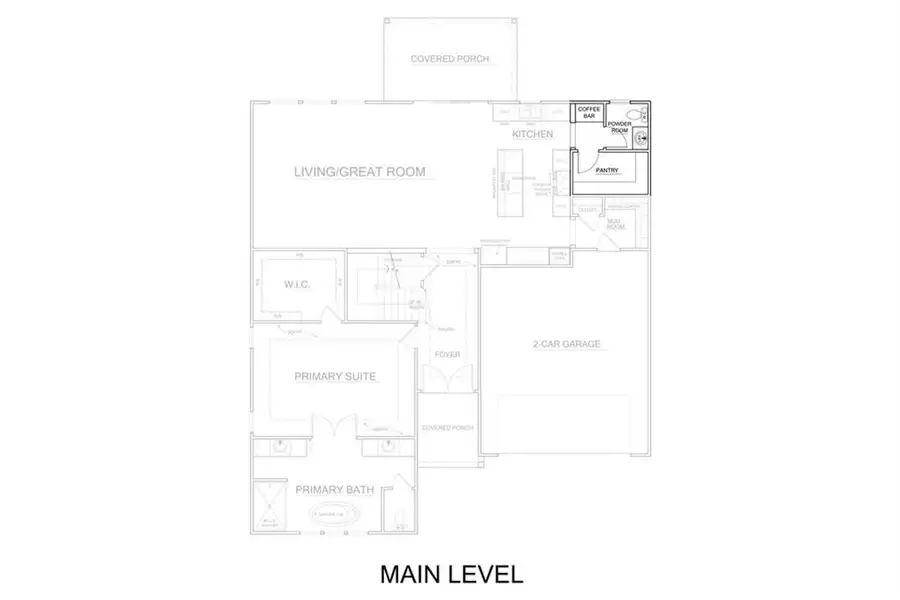 2D floor plan layout of this home in , Stone Mountain, GA (Image 44).