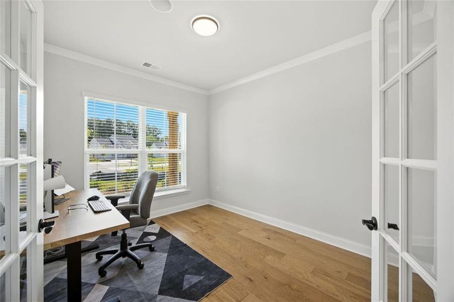 Furnished interior view inside a new home in , Cumming (Image 33).