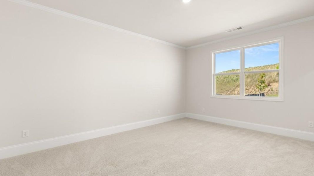 Spacious, unfurnished interior of a new home in Hamptons at Riverwood North, Dallas (Image 24).