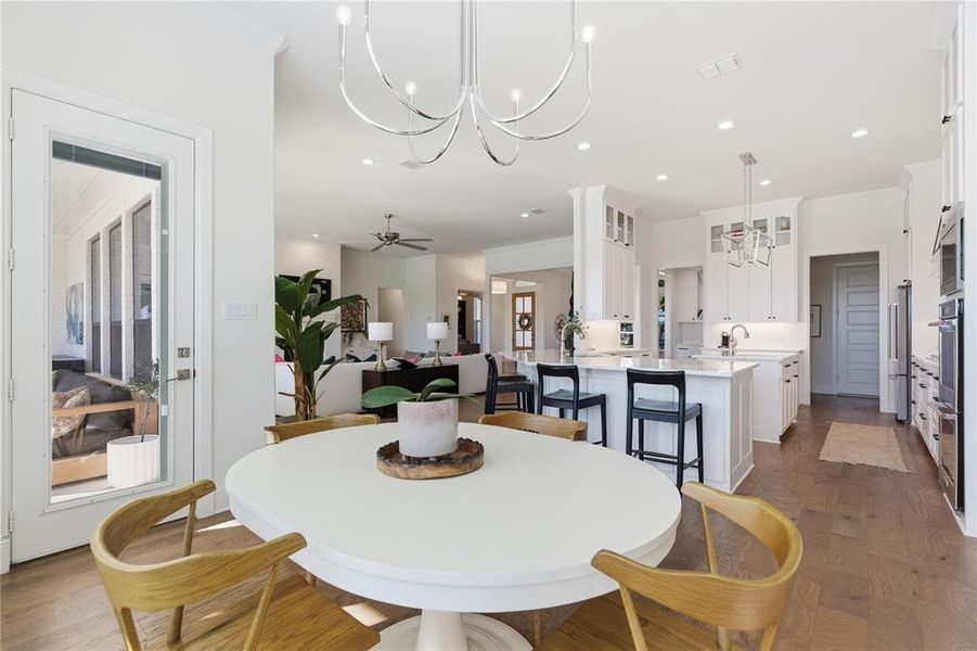 Furnished interior view inside a new home in , Aledo (Image 16).