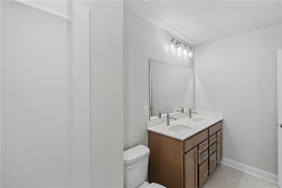Furnished interior view inside a new home in Sierra Creek, Hoschton (Image 42).