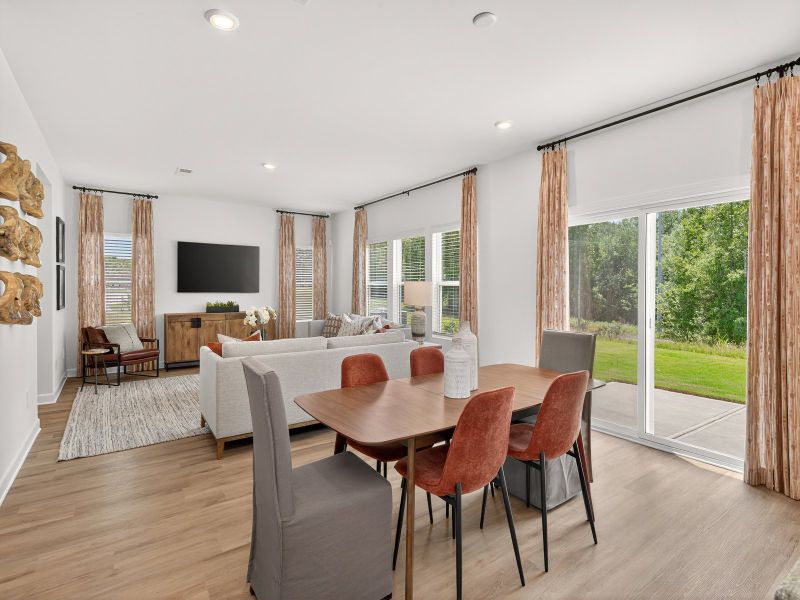 Furnished interior view inside a new home in River Glen, Angier (Image 8).