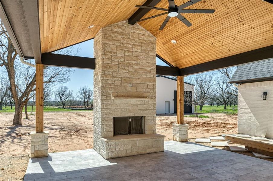 Exterior details and patio area of a home in , Granbury (Image 24). Exterior details and patio area of a home in , Granbury (Image 24).