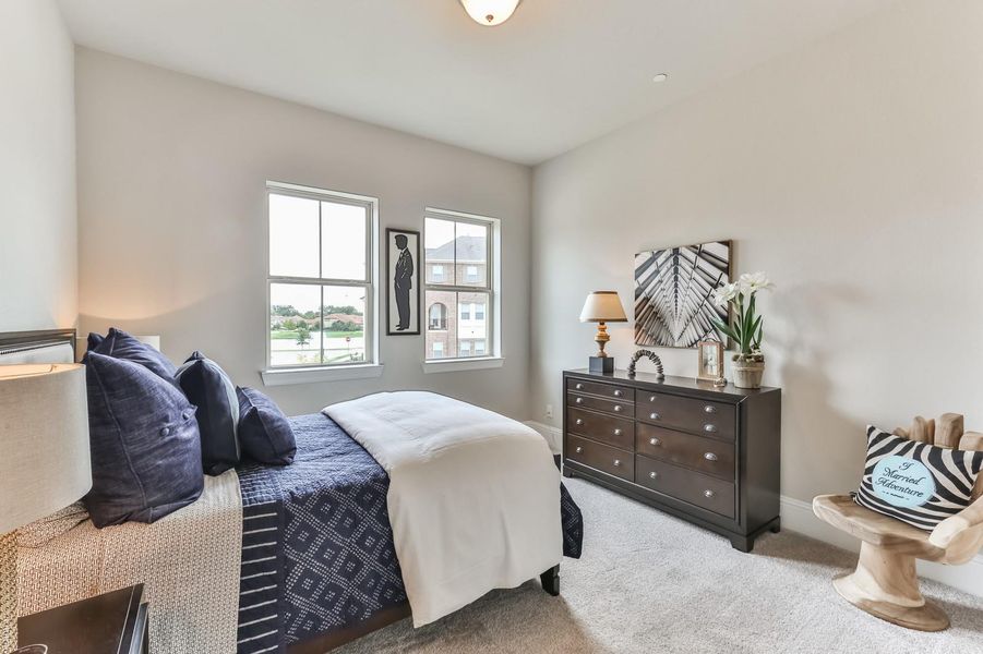 Furnished interior view inside a new home in , Sugar Land (Image 12).